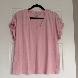 Tommy Bahama Light Pink V-Neck Tee